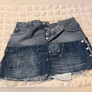 Women's Blue Denim Skirt
